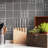 Classico 4" Square 11-5/8 " x 11-5/8 " Porcelain Mosaic Floor & Wall Tile-51020446