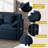 2 Piece Sectional Sofa (Blue)-184696400