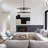 Tyesa 6 - Light Dimmable Drum Chandelier