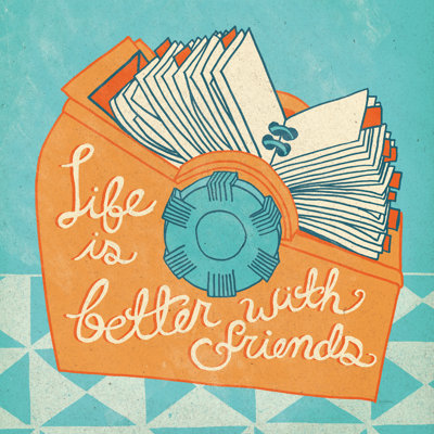 Life Is Better Orange by Mary Urban - Wrapped Canvas Art Prints