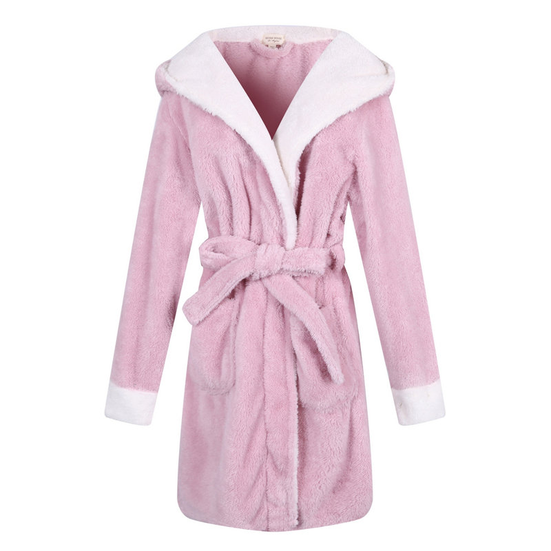 Molleton douillet à capuchon avec oreilles de luxe pour femmes Richie House, M, Rose