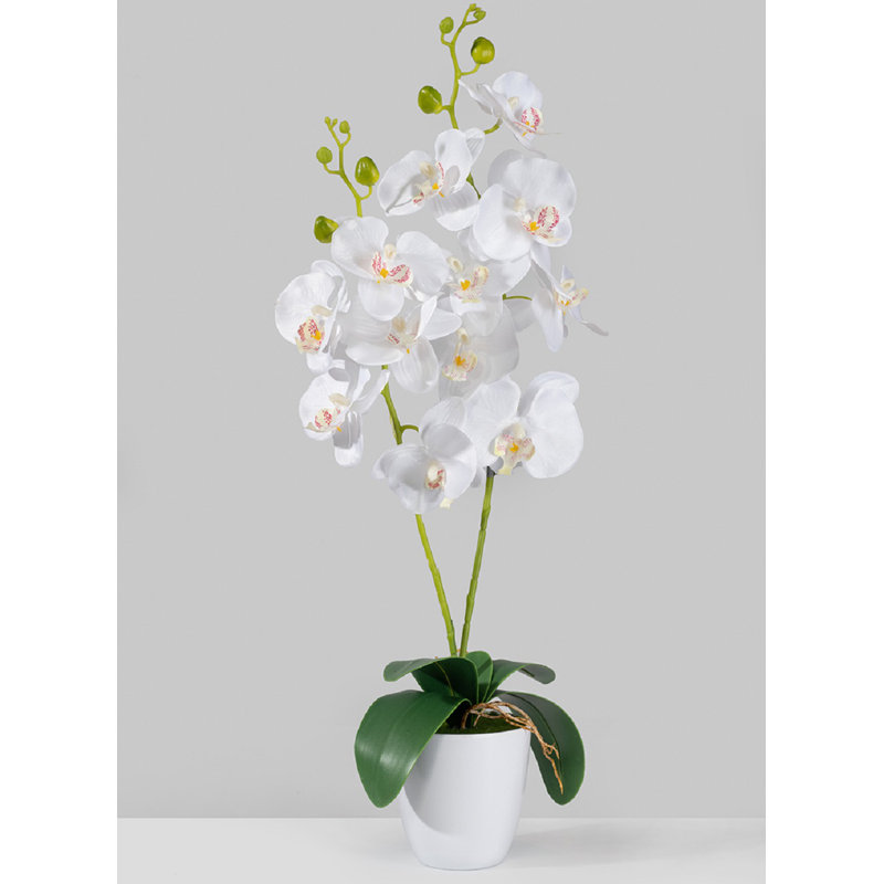 Plante de fleurs artificielle 27" en pot