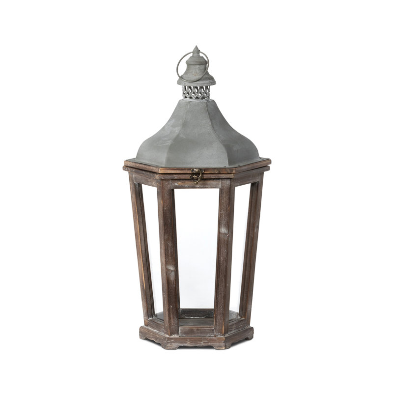 Southern Classic Tabletop Lantern, 24.25" H x 12" W x 10.25" D