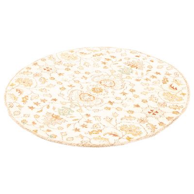 Tapis crème Peshawar Oushak 4 pi 1 po x 4 pi 2 po