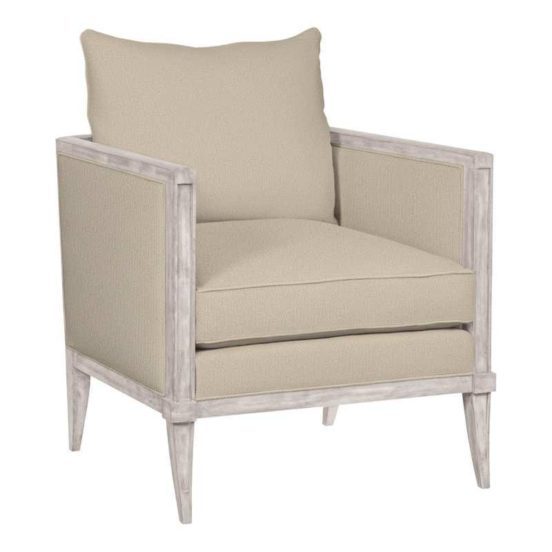 Fauteuil camée Compendium 28,5 po, Lin Tuck, Gris tourterelle