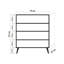 Palatino 95cm Sideboard