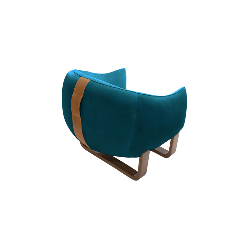 Milo Armchair, Ming/Chesterfield Velvet