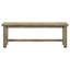 Banc de salle à manger en bois massif Cardova 51 pouces Chêne vignoble