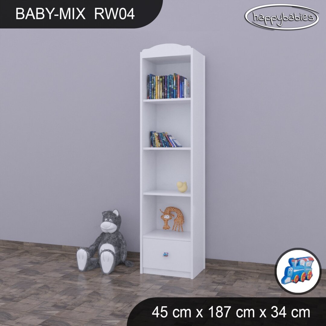 187 cm Bücherregal Baby Mix