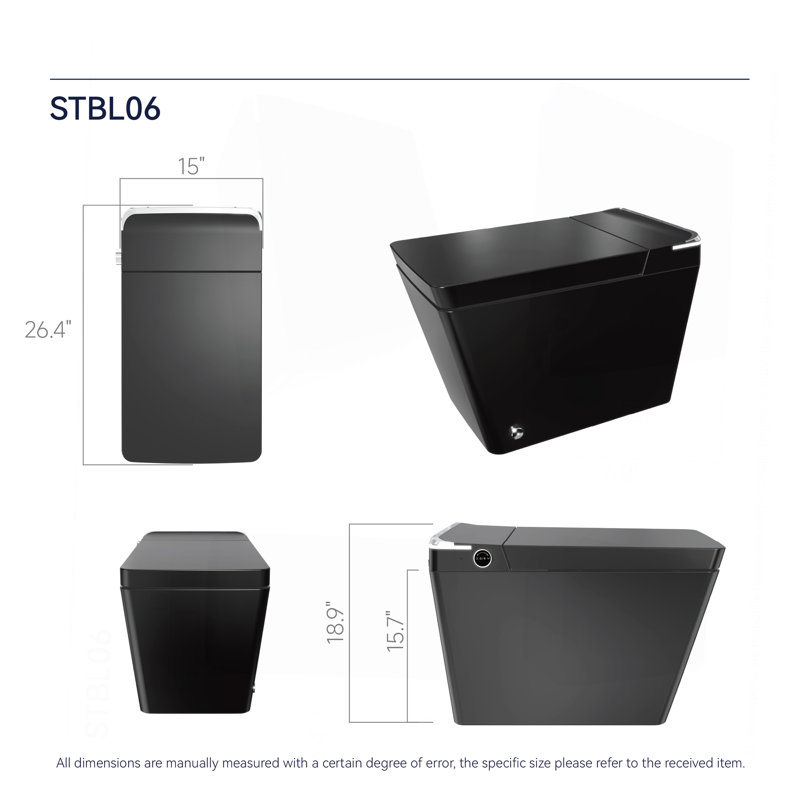 Intelligent Sitting Bathroom With Wireless Remote Control
