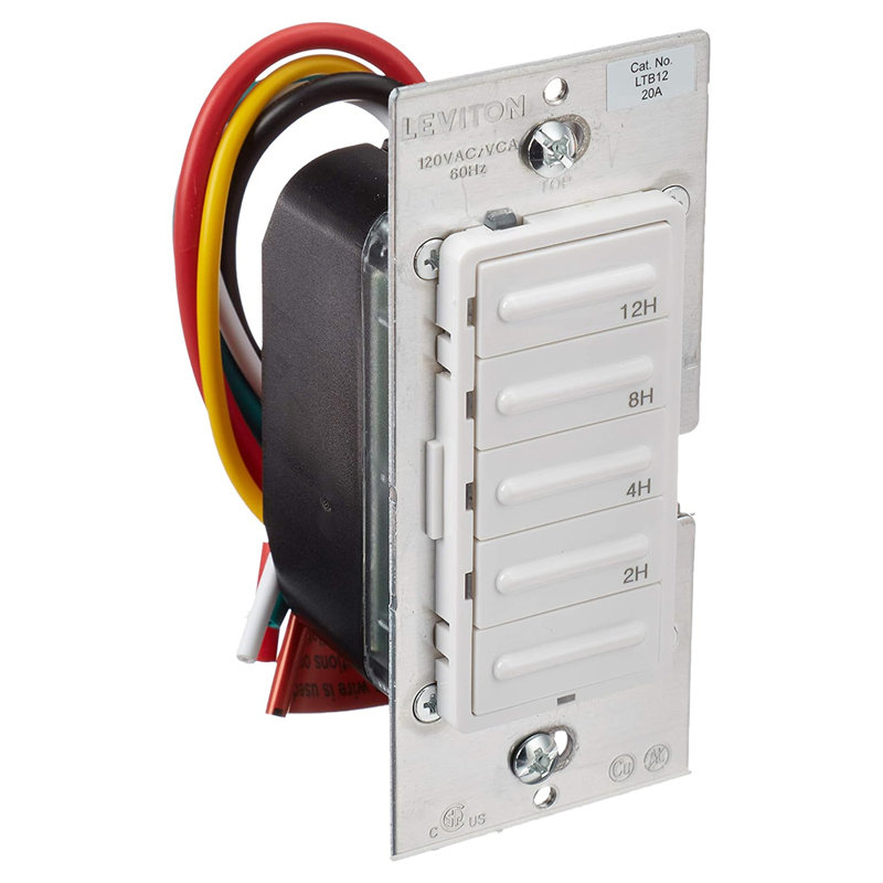 Leviton Decora Indoor Countdown Timer 120 Volt Watthite