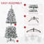 Sapin de Noël artificiel enneigé avec branches réalistes, 250 lumières DEL préinstallées-1154332799