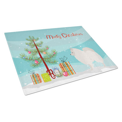 Caroline's Treasures Tempered Glass Christmas Cutting Board