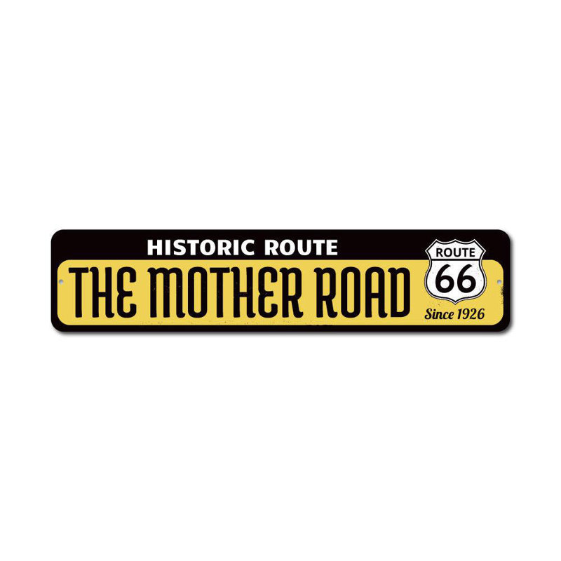 Panneau en aluminium Mother Route, H 6 po x l 24 po x P 0,063 po