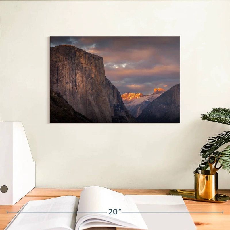 Alvord El Capitan, ciel coucher de soleil, H 8 po x l 12 po