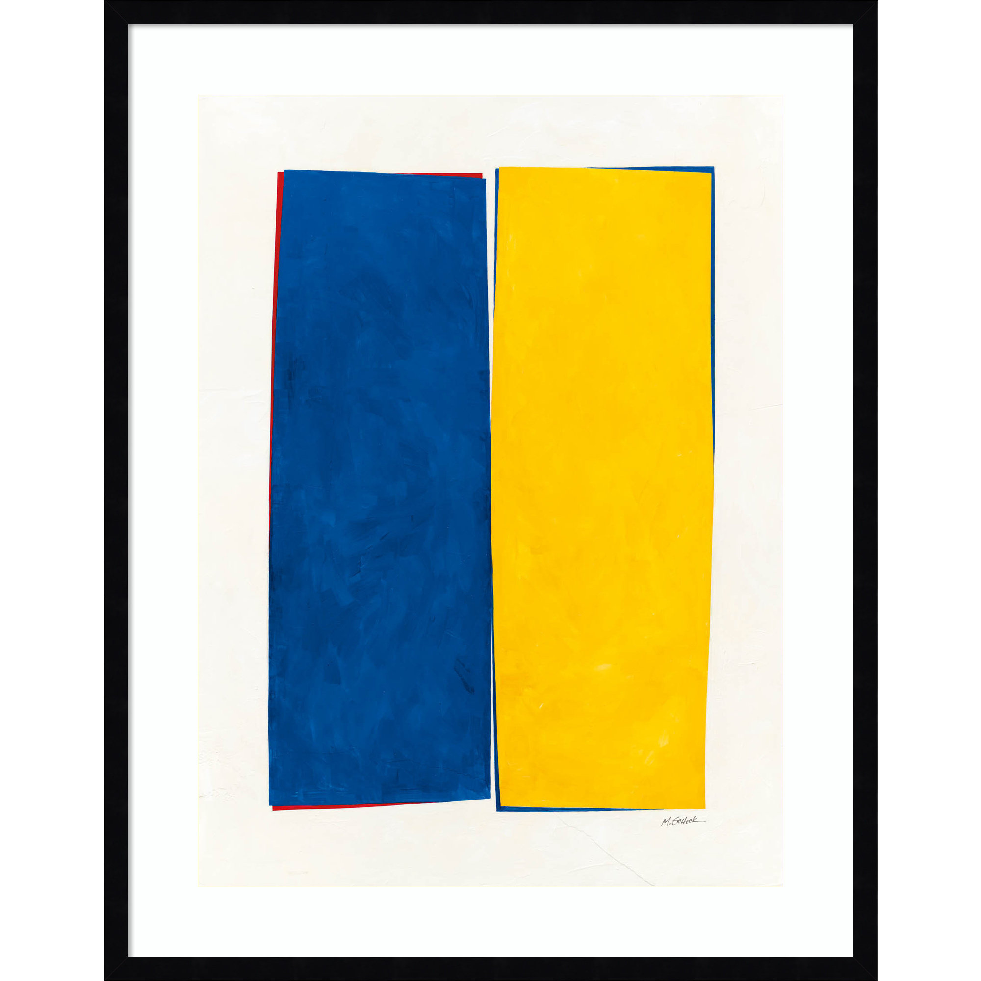 Monolithic I Wood Framed Wall Art Print, Black Framed, 33" H x 26" W