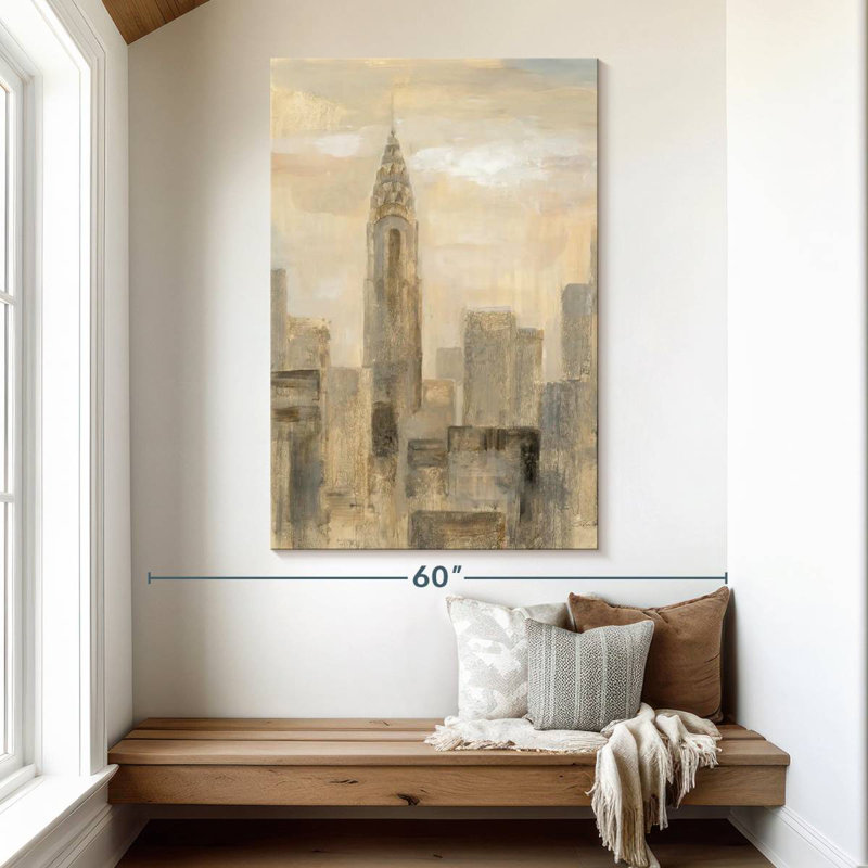Lilie City Blocks I, 51" H x 34" W