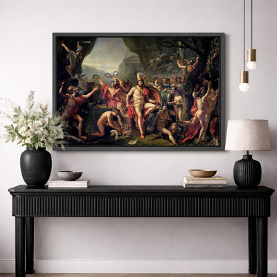 Ancient Greek Festival Mythology Artwork, Classic Living Room Pictures, Framed Canvas Giclee Print Wall Art.