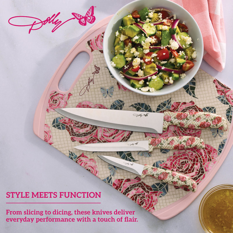 Dolly Parton 3 Piece Cheese Knife Set