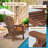 Wesley Solid Wood Folding Adirondack Chair-1373444957