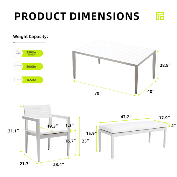 Dimensions du produit
