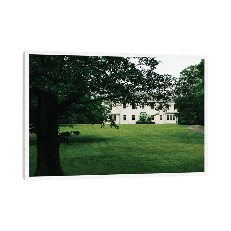 Nashville Mansion by Bethany Young - Print on Canvas, 45.72cm H x 66.04cm W x 3.81cm D, White Framed
