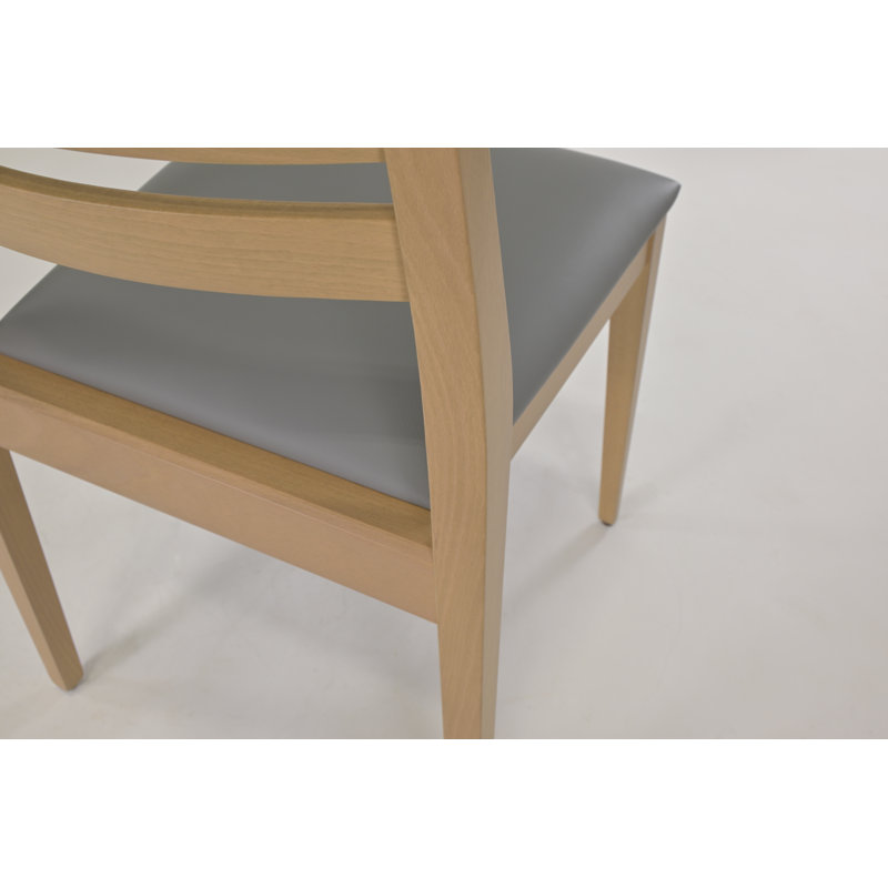 Chaise Estes, Gris, Chêne