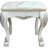 Bone White Finish Vanity Stool