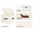 Fabric Storage Bins With Lid, Decorative Storage Boxes For Shelves, Stackable Closet Organizer Basket With Handles, Large, Ivory White, 2-Pack