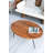 39x26x16" Oval Cofe Table
