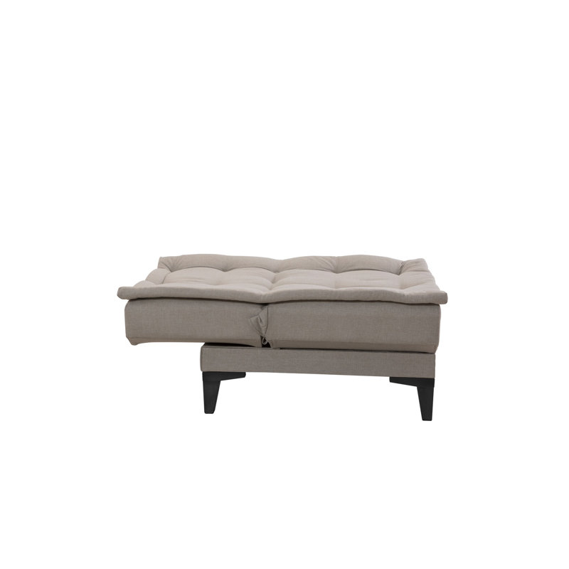 Sky 3 Piece Sleeper Living Room Set, Cream