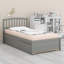 Lit plateforme avec lit gigogne-2133295075