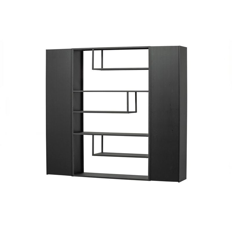 Alvada 188cm H x 44cm W Geometric Bookcase