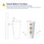 Lavabo de salle de bain autoportant circulaire en céramique blanche sur pied H 32 po Brooklyn