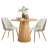 Caetano Unfinished Metal and Manufactured Wood Side Chair-1267053965