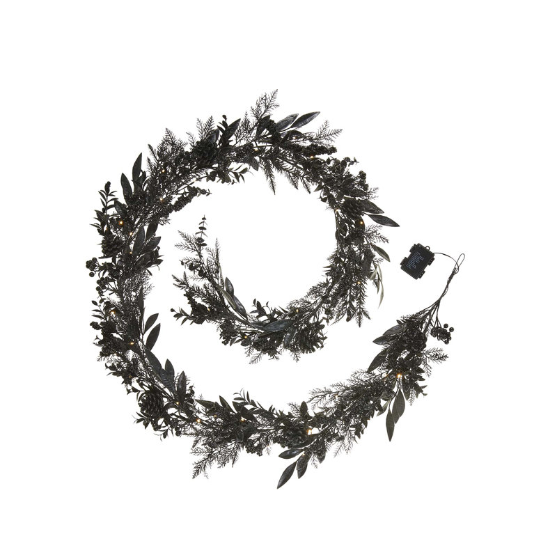 17cm Lighted Faux Garland with Lights