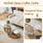 Double Clear Glass Oval Single Coffee Table-81125966