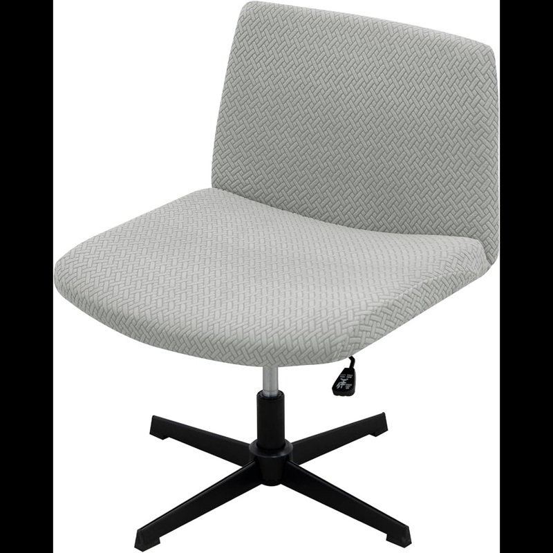 Housse pour fauteuil de bureau Livego, Polyester gris