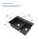 33'' L Drop-In Double Bowl Quartz Composite Kitchen Sink