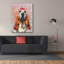 «Flower Crown Basset Hound» par Furbaby Affiliates, art mural sur toile-704387827