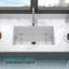 32"X19"X10" Undermount Single Bowl Fireclay Kitchen Sink - Dual Mount White Porcelain Fireclay Rectangular Deep Single Bowl Sink Basin-125207571
