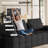 Boneless 88'' Wide Modular Upholstered Sofa Chenille Tufted Cloud Couch-966140314