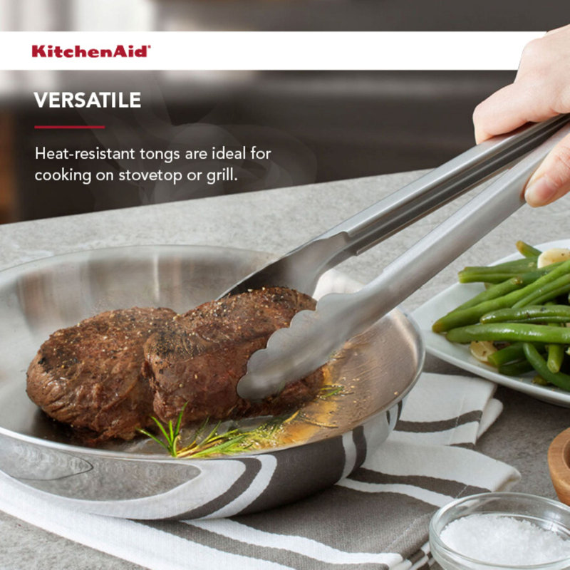 Kitchenaid Stainless Steel Utility Tongs