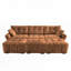 Canapé 3 places avec 2 repose-pieds-595198827