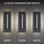 Midnight LED Outdoor Flush Mount-69524793-69524791