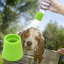 Pomme de douche portable en silicone pour animaux 2 x 2 x 1,3 pouces, vert-131215927