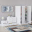 Maybery 3 Piece Bedroom Set (2 Drawer Bedside Chest, 4 Drawer Chest, 3 Door Wardrobe), (5)-774172565