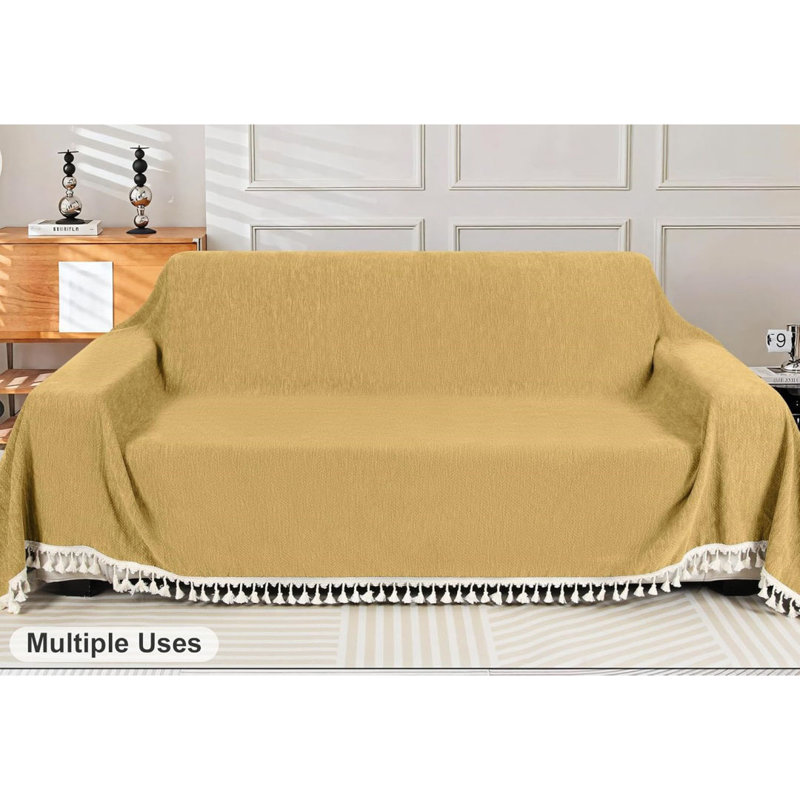 Sofa Slipcover, Yellow