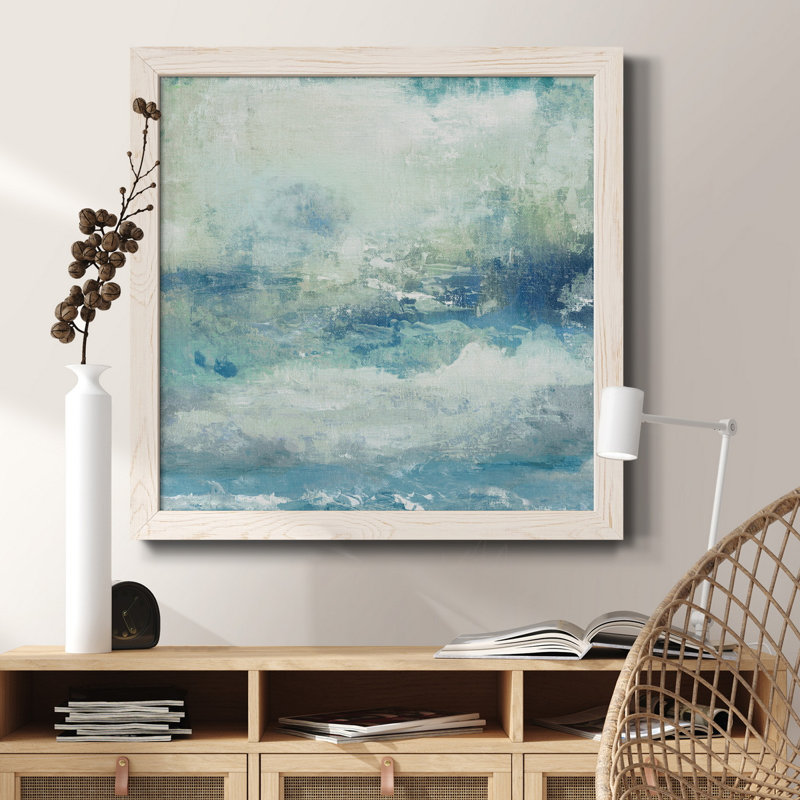 «Hope Is Stronger», art textuel sur toile, Cadre blanc, H 17 po x l 17 po x P 1,5 po
