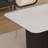 Simple White Rock Slab Dining Table Sets-103831770
